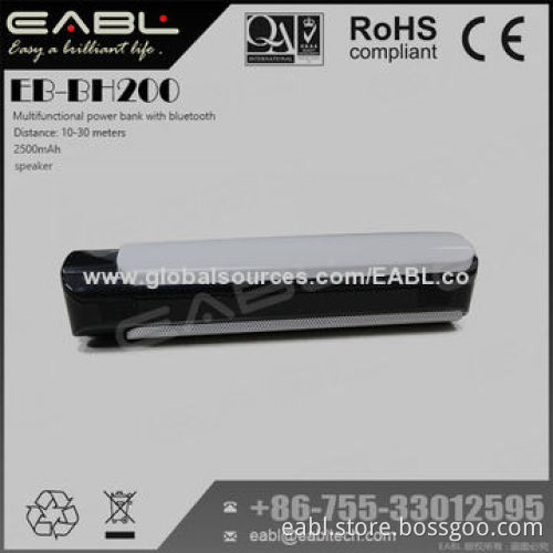 Universal Bluetooth Speaker Power Bank for iPhone, with ABS Housing, 2,500mAh CapacityNew